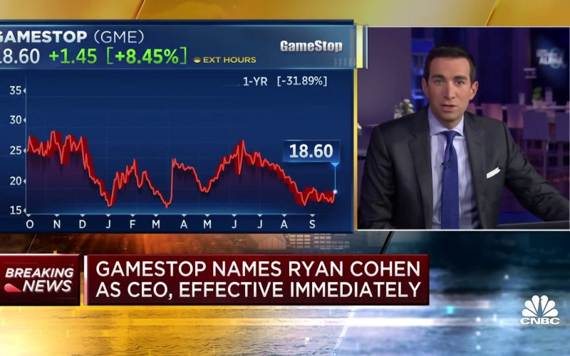 GameStop names Ryan Cohen as CEO effective immediately, won’t receive salary