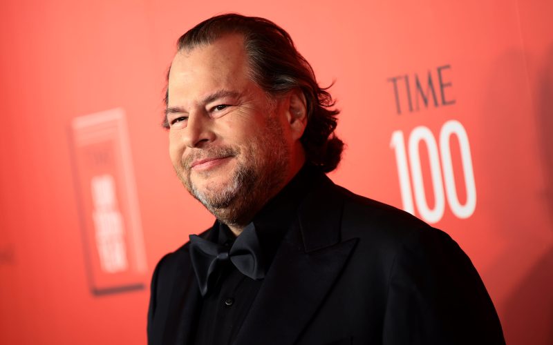 Marc Benioff is in talks to sell media company Time to Antenna Group