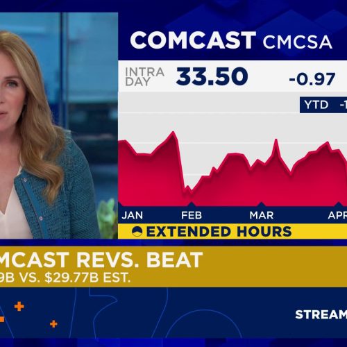 Comcast stock drops as investors balk at weakness in broadband