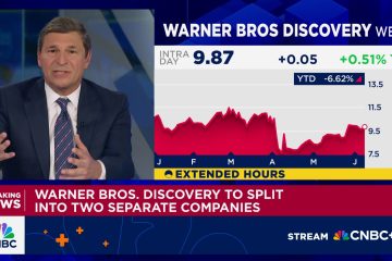 Warner Bros. Discovery to split into two public companies by next year