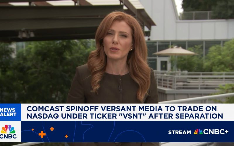 Comcast spinoff Versant reports declining annual profit as it prepares to go public