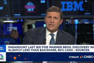 WBD rejected three Paramount takeover offers, the last for just under $24 per share, sources say