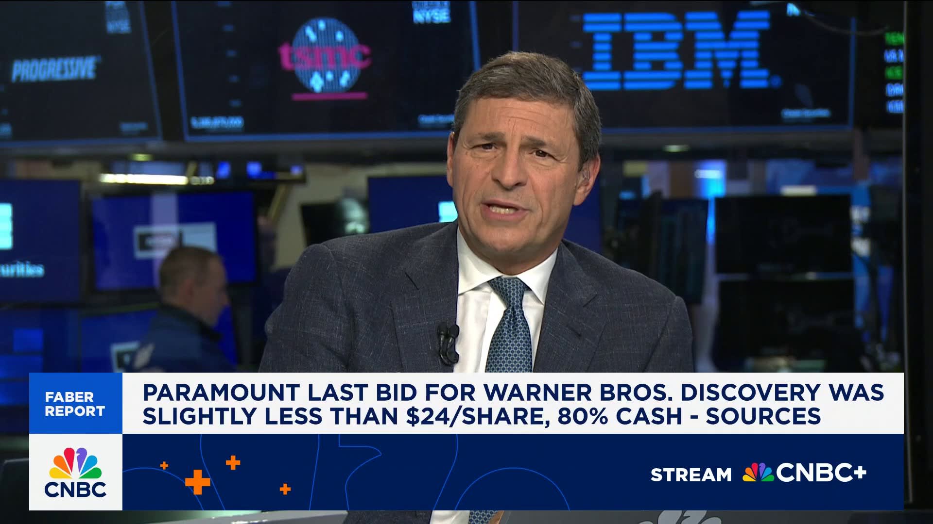 Faber Report: Warner Bros. Discovery board rejected three offers from Paramount, sources say