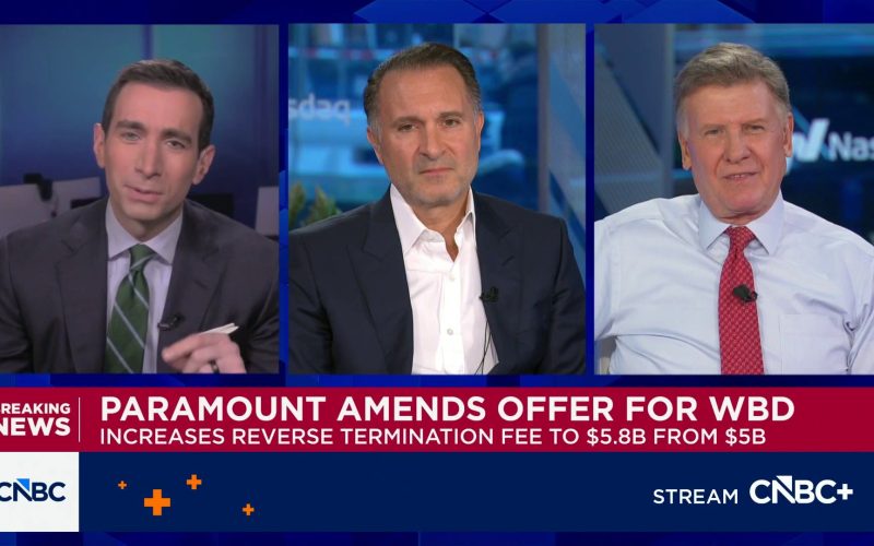 Paramount guarantees Larry Ellison backing in amended WBD bid