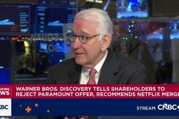 WBD tells shareholders Netflix deal is superior to Paramount offer: ‘It was not a hard choice,’ chairman tells CNBC