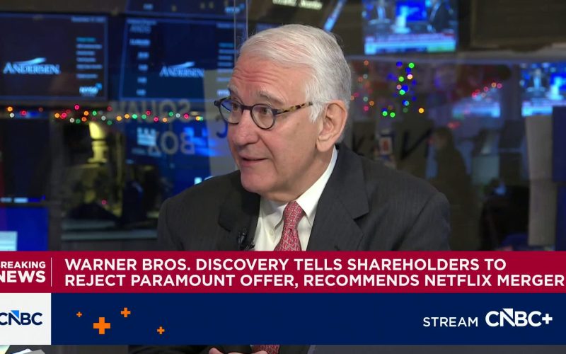 WBD tells shareholders Netflix deal is superior to Paramount offer: ‘It was not a hard choice,’ chairman tells CNBC