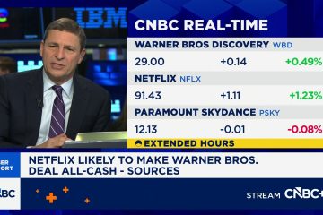 Netflix likely to adjust Warner Bros. Discovery offer to make it all-cash