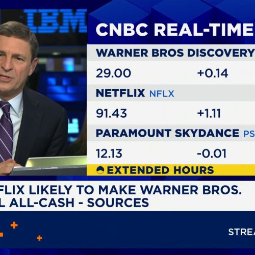 Netflix likely to adjust Warner Bros. Discovery offer to make it all-cash