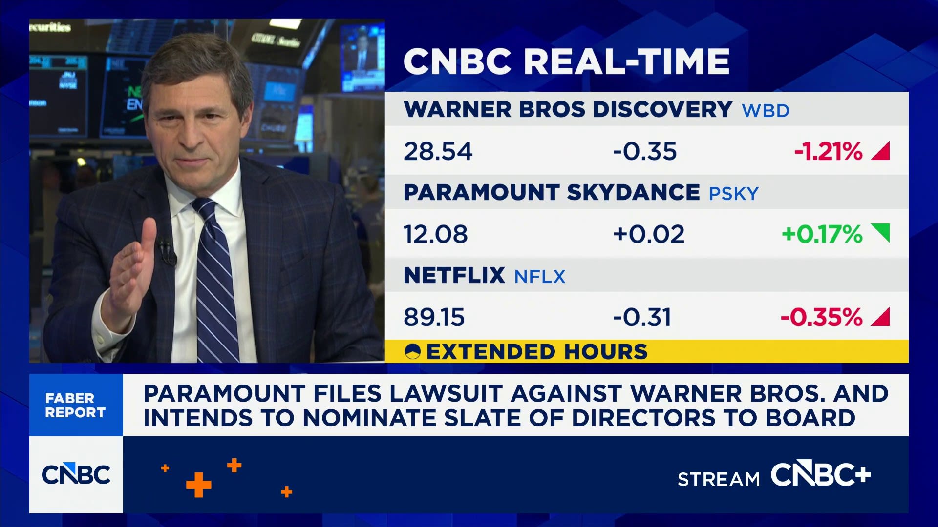 Faber Report: Paramount files lawsuit against Warner Bros. Discovery