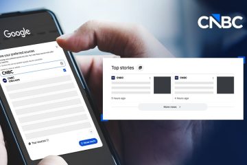 How to choose CNBC as a preferred source on Google