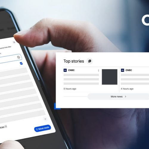 How to choose CNBC as a preferred source on Google