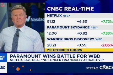 Netflix ditches deal for Warner Bros. Discovery after Paramount’s offer is deemed superior