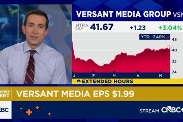 Versant stock jumps 10% after company’s Q1 report shows bright spots in licensing, platforms