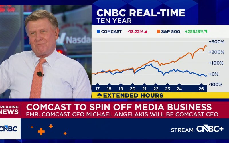 Comcast announces it will spin off NBCUniversal and Sky from cable business