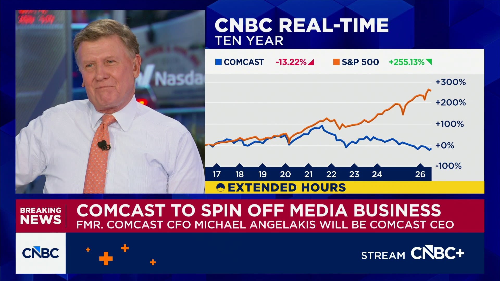 Comcast announces it will spin off NBCUniversal and Sky from cable business
