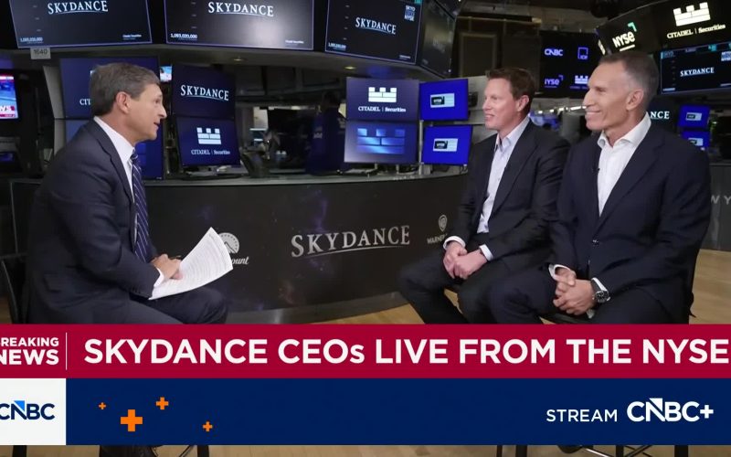 Skydance’s David Ellison tells CNBC combined company is ‘positioned to win in every single vertical’